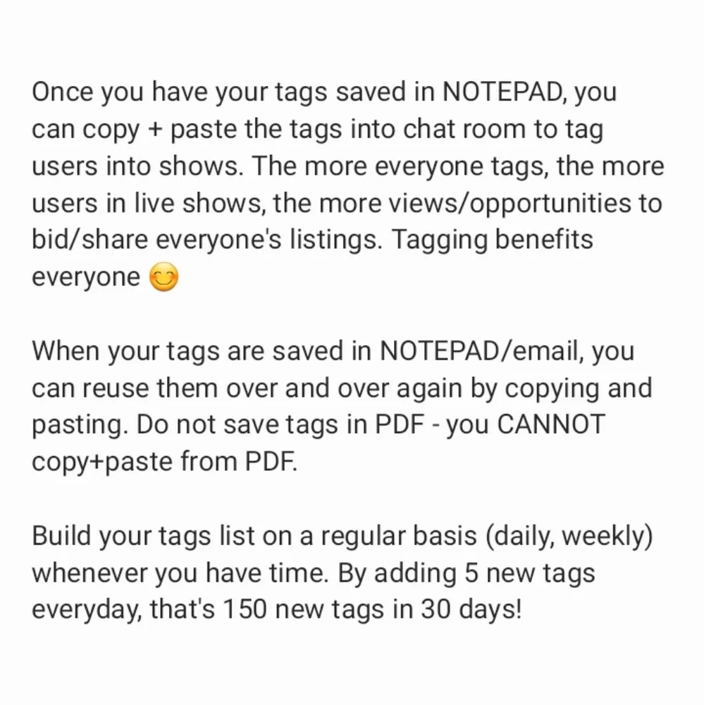 Get Started Building Your @tags! - Picture 3 of 5